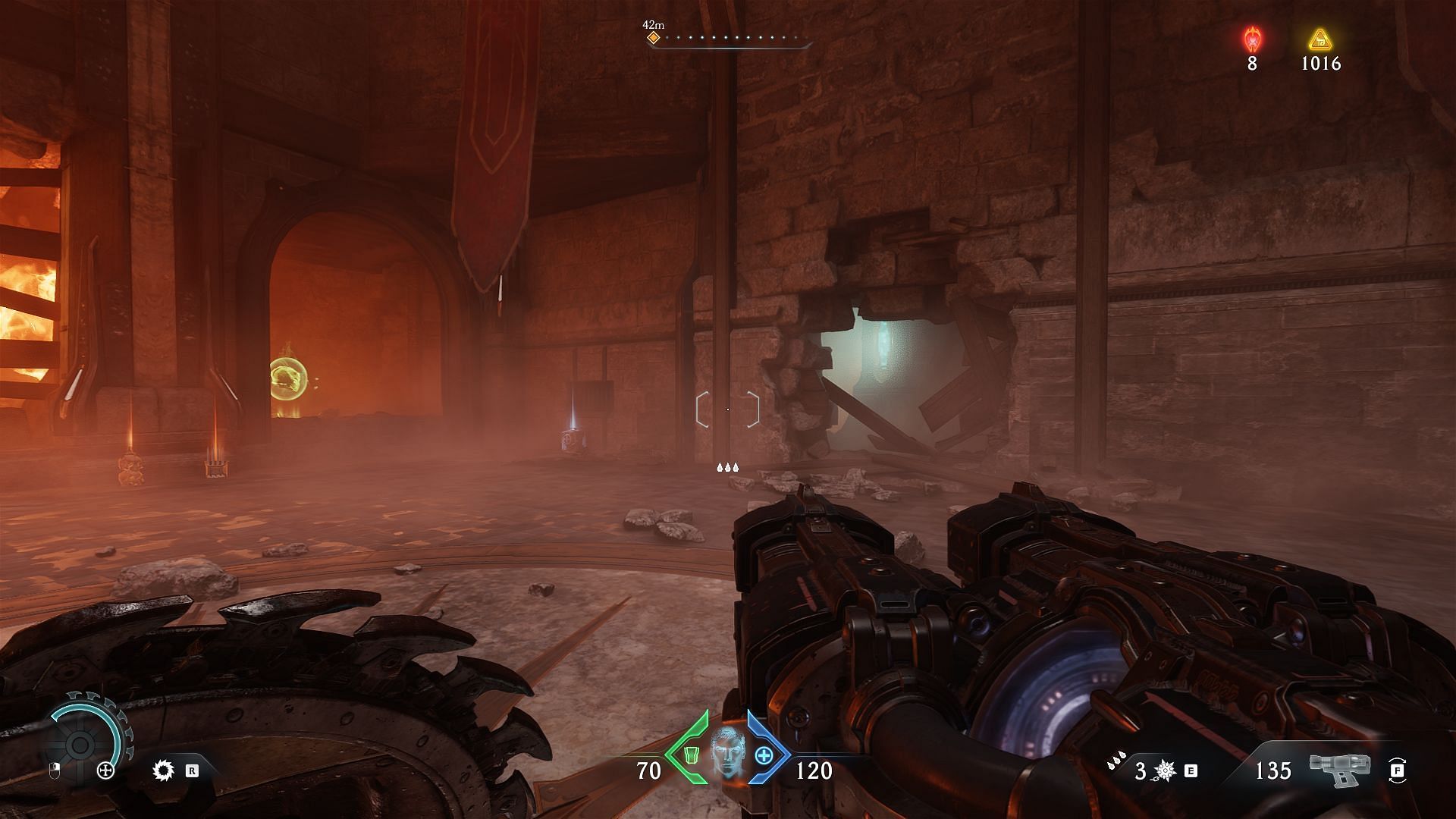 Unlocking the first Life Sigil collectible location in Chapter 7 (Image via Sportskeeda Gaming || Bethesda Softworks)